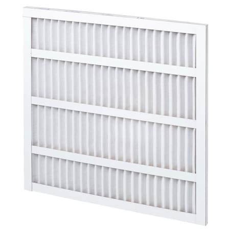 Global Industrial 20x20x1 Pleated Air Filter, Standard Capacity, Self Supported, MERV 8 B2308763